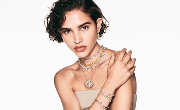 Buy Swarovski Lovely necklace, Heart, White, Rose gold-tone plated