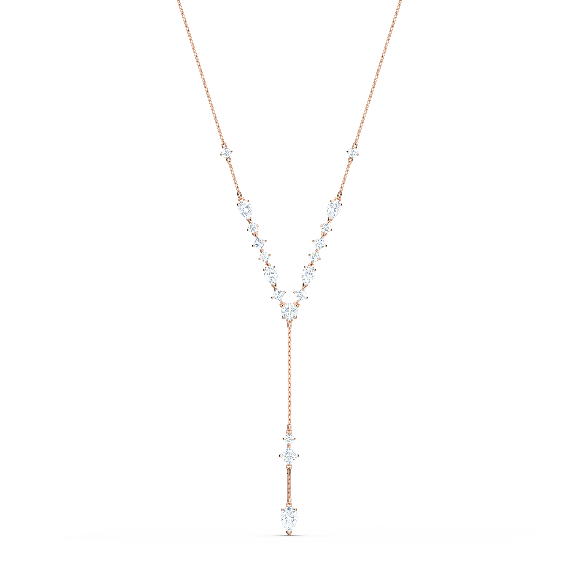 Swarovski Attract Necklace Choker Rose Gold Photos